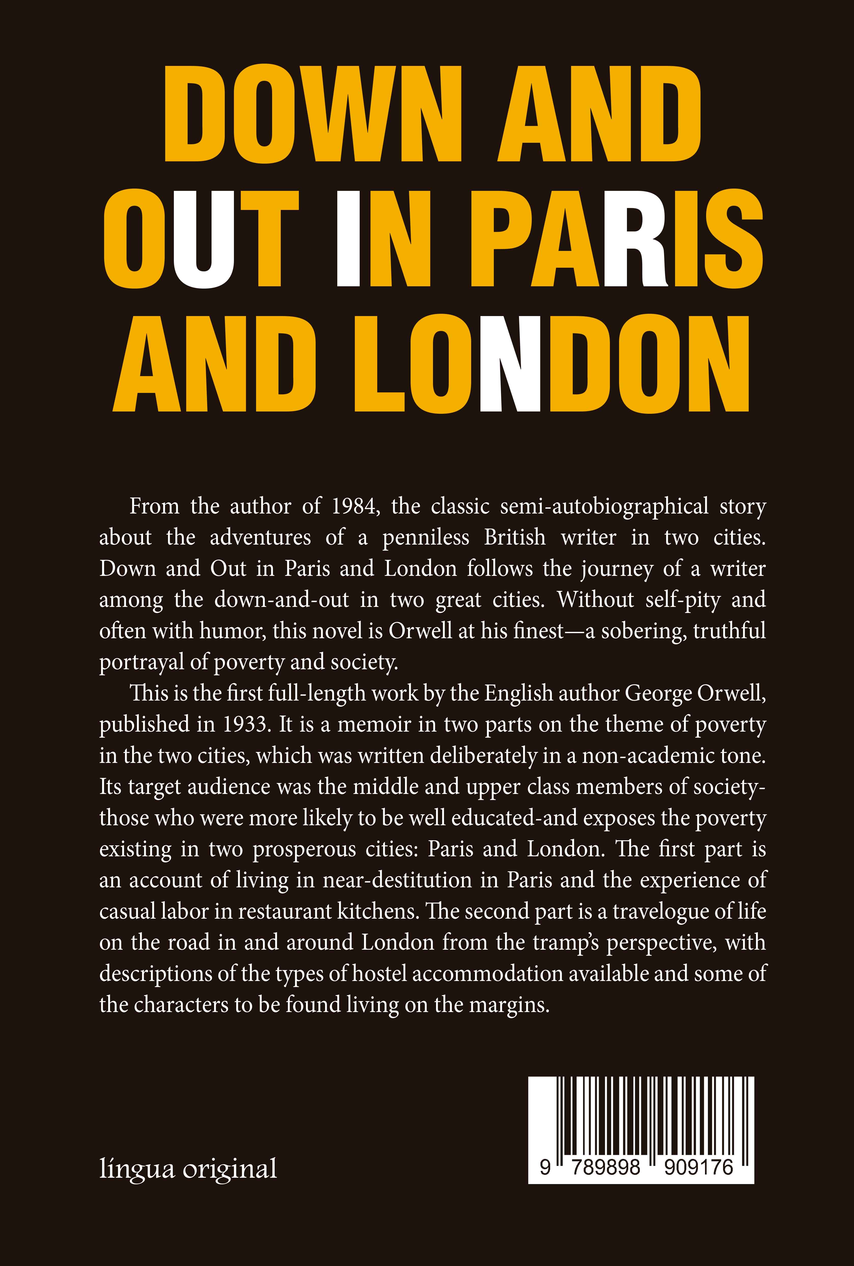 Down and Out in Paris and London